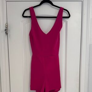 NWT L Vibrant Pink Sleeveless Romper